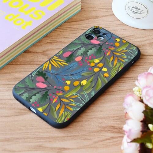 For iPhone FairyS Garden Print Soft Matt Apple iPhone Case 6 7 8 11 12 Plus Pro X XR XS MAX SE