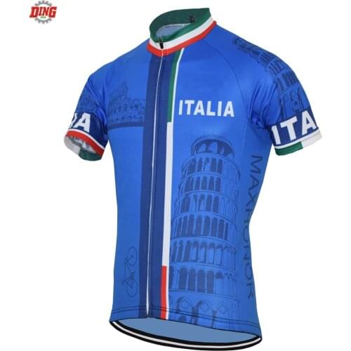 NEW blue cycling jersey Italy TEAM ITALIA ropa Ciclismo men Short sleeve cycling clothing MTB Outdoor sports Mountain bike wear