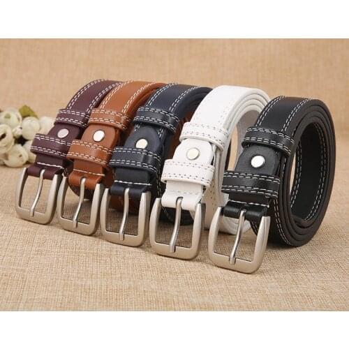 2020 NEW Women PU Leather Belts for Female Jeans Dress Waist Strap Belt