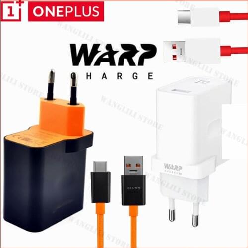 OnePlus 8 Pro Fast Charger Original 30W warp dash charge EU USB Power adapter 6A Usb Type c cable for one plus 8 7t 7 6t 6 5t 5