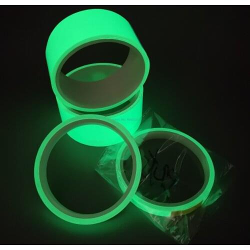 By DHL 200pcs Various sizes Luminous Bike sticker Bicycle Tape Night Vision Glow In Dark Safety Warning Security sticker