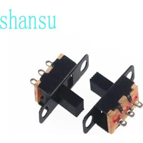 SS-12F15G6 Toggle switch 1P2T lever 3 feet Band 2 Handle high=4MM/6MM Cross the handle type SS12F15