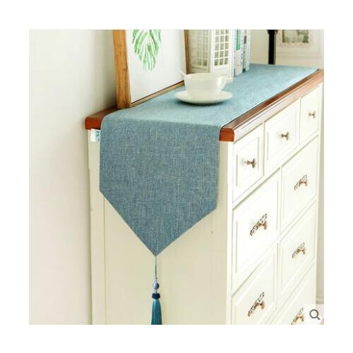 Modern Table Runner Party Wedding Decor Crafts Tablecloth Blending Polyester Fiber Table Flag American Style Home Decoration Art