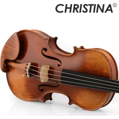 Christina EU4000C Master Violin 4/4 Made in Europe Maple Flamed Violin Professional Handmade violins with fiddle case bow