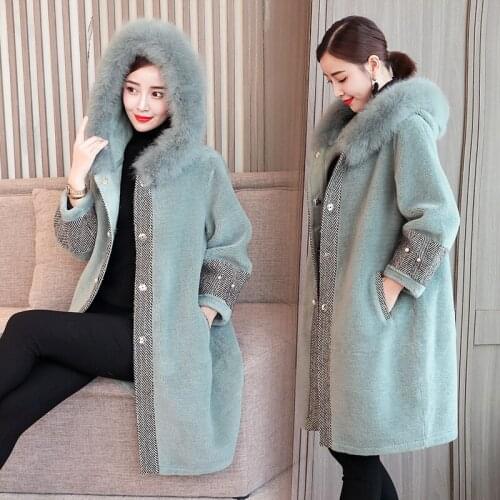Womens Fur Coat Faux Fur Jacket Autumn Winter Coat Women Korean Long Female Jacket Fur Coats Manteau Femme Hiver KJ1039