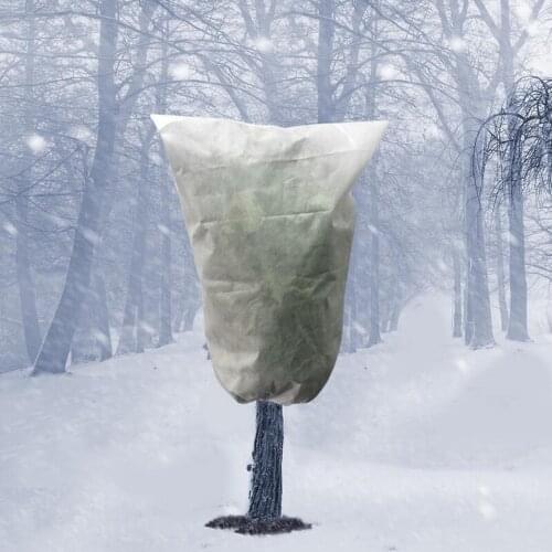 Winter Outdoor Anti Frozen Plant Cover Elastic Tether Warmer Anti Frost Insect Sunshine Windproof Treetop Protector Bonsai Cloth