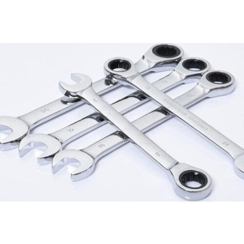 1PCS Ratchet Combination Metric Quick Wrench Set Hand Tools Torque 72 Gear Socket Nut Tools a set Multi-size Household Tool