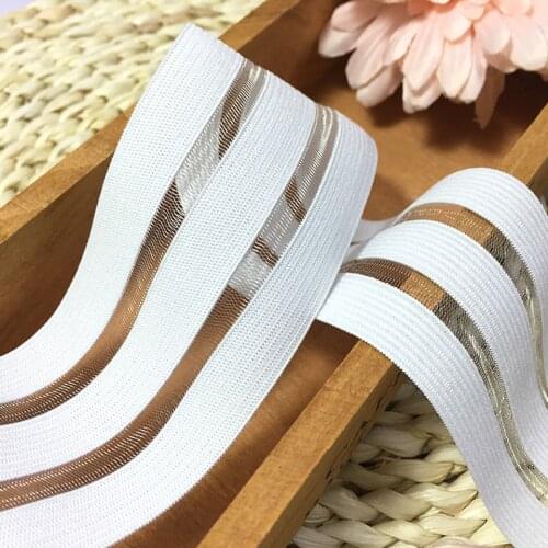10/15 Yards Elastic Band Quaitly Rubber Lace Elastic Band 5cm 7cm 9cm White Black DIY Sewing Clothing Underwear Accessories