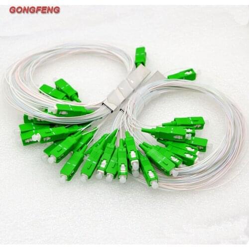10pcs New Mini-Module PLC Optical Fiber Splitter SC / APC 1:16 Differential Splitter Special Wholesale Free Shipping