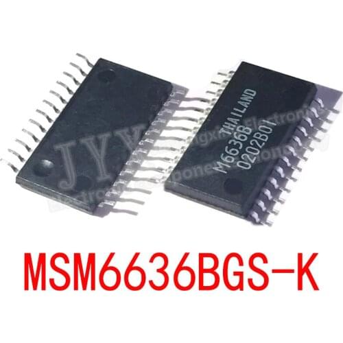1pcs-5pcs M6636 M6636B MSM6636 MSM6636B MSM6636BGS-K SOP-24 SMD