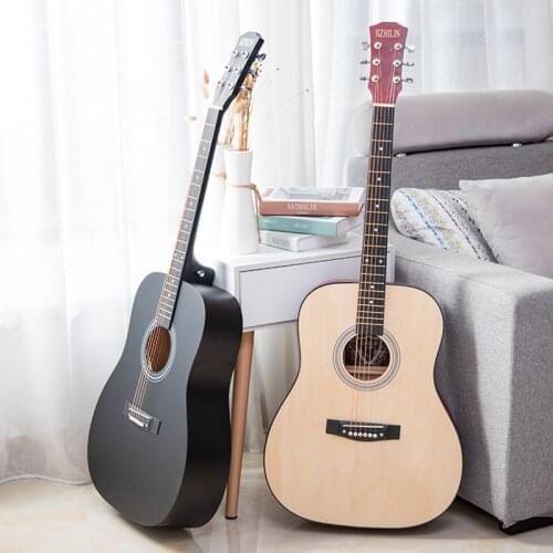 41-inch Guitar Acoustic Folk Guitar Basewood Fingerboard Rounded Guitar Getting Started Concert Guitarra AGT156