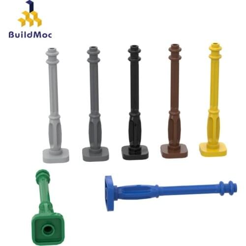 BuildMOC Compatible Assembles Particles 11062 lamp post Building Blocks Parts DIY electric Educational Classic Brands gift Toys