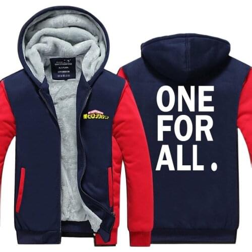 High-Q Unisex Anime COS My Hero Academia Cotton Casual Hooded Hoodie Cardigan