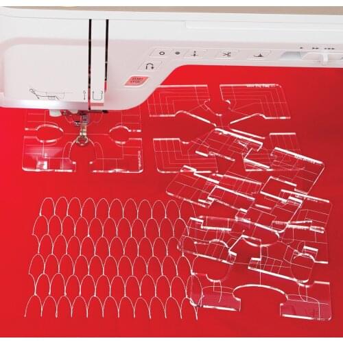 Mini Fill collection 5 Household Tailoring tools to create beautiful fill designs for low shank sewing machine#QR-MFC5#1set=5pcs