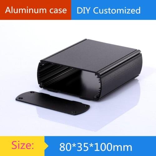 CASE 80*35*100mm Mini aluminum amplifier chassis/ Instruments Chassis / transmitter /Controller /AMP Enclosure / case / DIY box