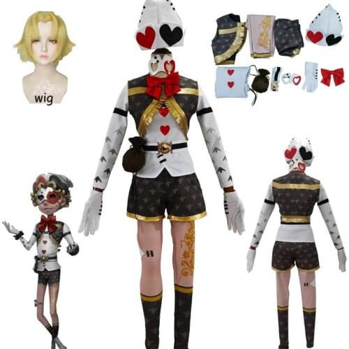 Game Identity V Cosplay Costumes Survivor Mike Morton Acrobat Cosplay Costume Sparrow Skin Uniforms Clothes Suits Full Sets