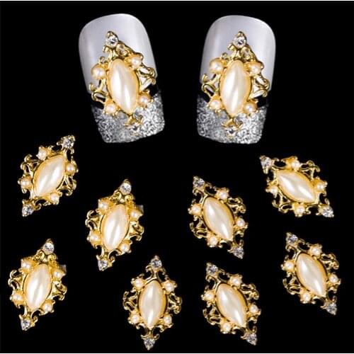 50% Hot Sale Fashion Women 3D Nail Art Tip Rhinestone Bead Glitter Manicure DIY Decoration