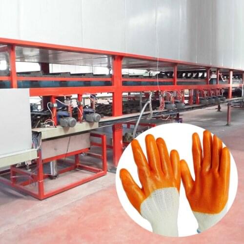 Latex Nitrile Glove Dipping Machine Semi Automatic Nitrile Half Dipping Hand Gloves Machine Coated Glove Dipping Line Production