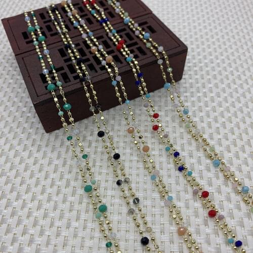 3mm Handmade Copper Chain DIY Making Bracelet Jewelry Accessories Wholesale Bohemian Ladies Necklace Crafts Decoration 1 Meter