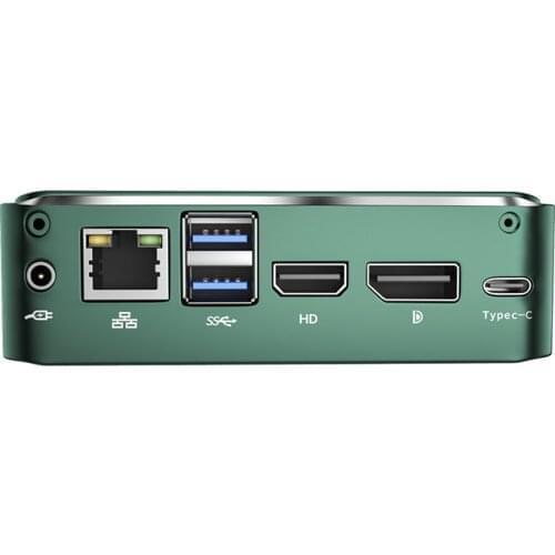 Fanless Mini PC BKHD Window 10 Core i7-10510U I5-10210U 2*DDR4 M.2 Nuc Ultra Compact PC Barebone mini computer Type-C 4K 60Hz