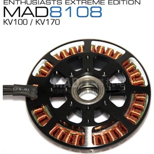 KV100/KV170 Outrunner Brushless Motor U Efficiency Type Powerful For RC Drone Multirotor VTOL UAV Quadrotor T-motor U8