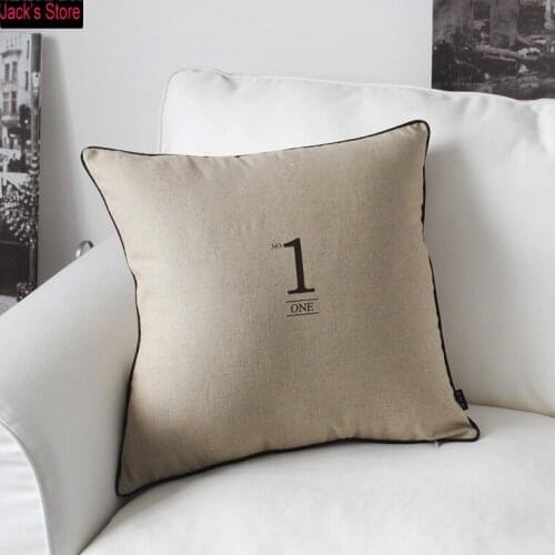 Wholesale!Free shipping 1 Linen/Cotton cushions pillow cover cushion Linen Color 45CMx45CM