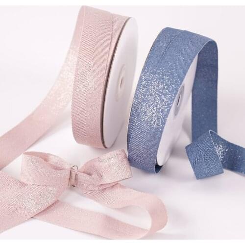 Polyester Webbing Twill Ribbon 25MM Width Bias Binding Tape 22metre For Diy Hair Bow tie Accessories gift box packaging Webbing
