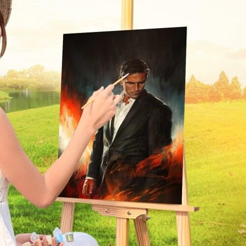 Portrait He Who Fights Monsters Paint By Numbers Set Oil Paints 50*70 Picture By Numbers Photo Paintings For Kids Art