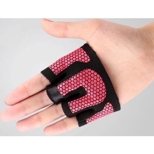 Professional Fitness Gloves Non-Slip Yoga Exercise Four-finger Sports Gloves Men Women Dumbbell Weightlifting Gym Hand Cover