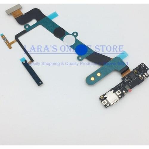 QC Tested For LeTV LeEco Le Max X900 USB Charge Charging Port Flex Cable Dock Connector Microphone Board + Power Switch Flex