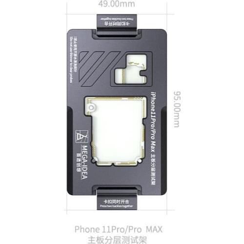 Qianli Mega idea 3IN1 motherboard test Fixture Holder for iPhone 11/11 pro/11 Pro Max middle Frame Logic Board Test