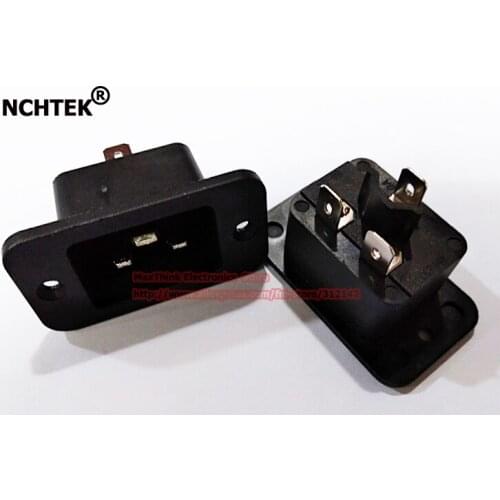 NCHTEK 16A 250V IEC320 C20 3Pin Male Multifunctional AC Power Industrial Electrical Socket Plug/Free Shipping/30PCS