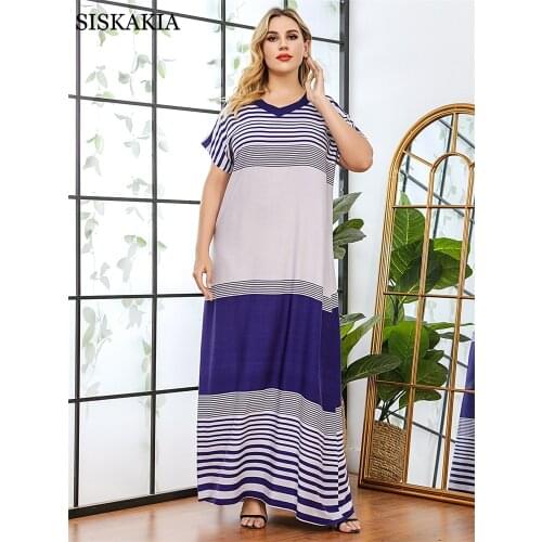 Siskakia Summer Striped Dresses