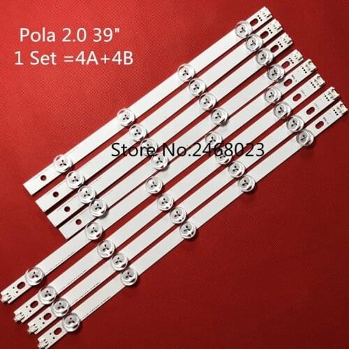 LED Backlight Strips for LG 39"TV 39LN5100 39LN540V LG INNOTEK POLA2.0 39 39LN5300 39LA620S 39LN5708 POLA 2.0 39LN5400 HC390DUN