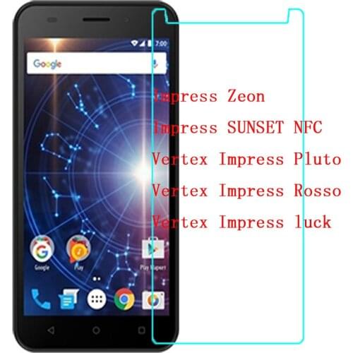 Vertex Impress Luck / Rosso / Pluto / SUNSET NFC / Zeon Tempered Glass Screen Protector Ultra-thin Clear Protective Cover case