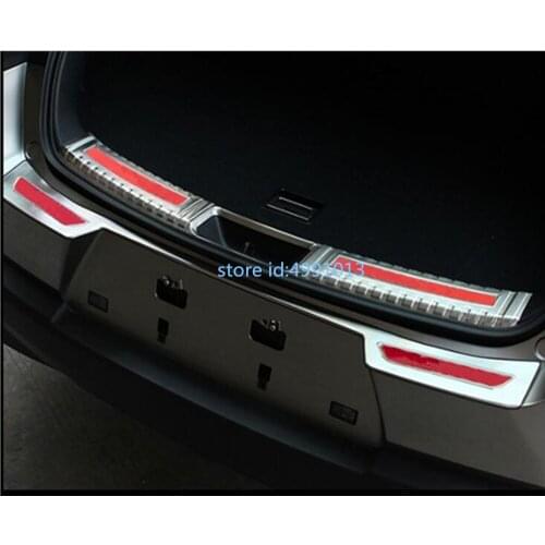 Car Styling Back Rear Threshold Pedal Trunk Styling Tailgate Cover Stick Trim Panel 1pcs For Lexus UX 200H 250H 260H 2019 2020