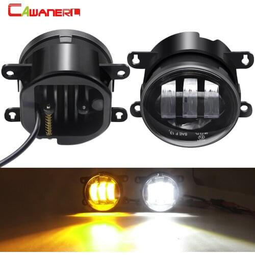 2 X LED Fog Light 30W 6000LM Car Front Fog Lamp DRL For Ford Focus Fusion Fiesta Transit Explorer Edge Ranger Ka EcoSport C-Max
