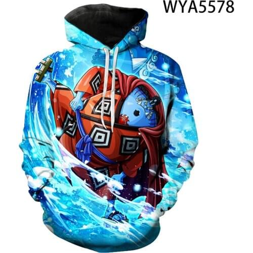 2021 Anime White ONE PIECE Hoodie Luffy Sea Man Japanese Sweatshirt Plus Size Tie Dyeing Blusa Boys Girls Child Punk Cool