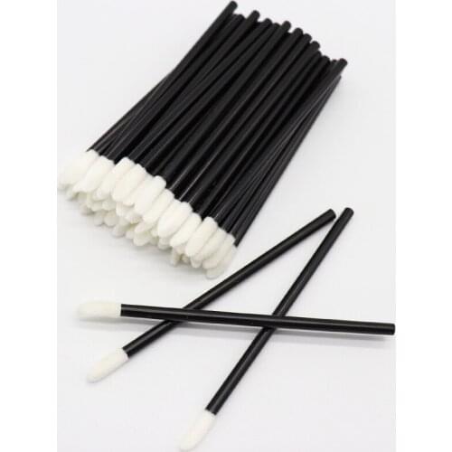 50pcs Make Up Brushes set Maquillage Mascara Wands Lip Brush Pen Cleaner Cleaning Eyelash Disposable Makeup Brush Applicators