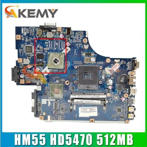 AKEMY For Acer Aspire 5741 5741G 5742 5742G Laptop Motherboard MBR5402001 MB.R5402.001 NEW70 LA-5891P HM55 HD5470 512MB