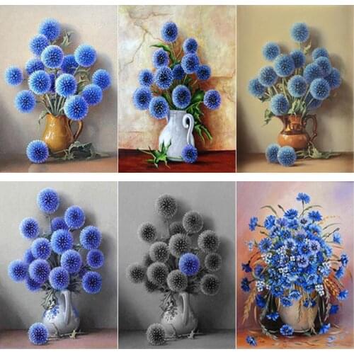 New 5D DIY Diamond Painting Full Square Round Drill Flower Diamond Embroidery Landscape Cross Stitch Crafts Art Home Decor Gift