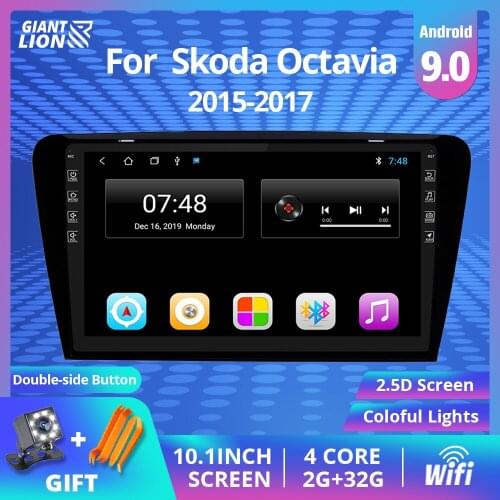 2din Android 9.0 Car Radio For Skoda Octavia 2015-2017 Car Multimedia Video Player Auto Radio Navigation Head Unit Dvd Player