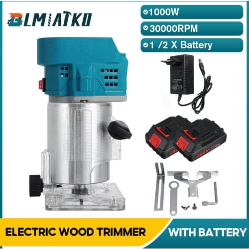198VF 35000r/min MPT Wood Electric Trimmer Woodworking Wood Milling Electric Hand Trimmer Wood Laminator Router Edge Joiners Set