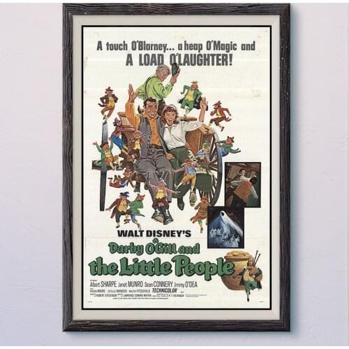 N463 THE LITTLE PEOPLE Vintage Classic Movie Wall Silk Cloth HD Poster Art Home Decoration Gift