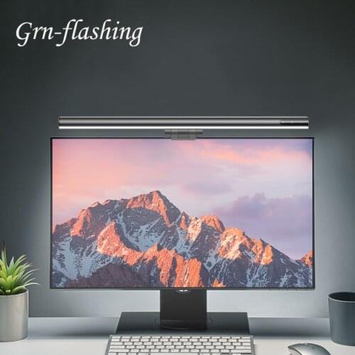 Laptop Computer Screen Hanging Light Stepless Dimming USB LED Desk Table Lamp for Night Dormitory Office PC Book Reading Lamp