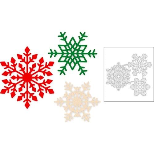2020 New Christmas Snowflakes Decoration Embossing Metal Cutting Dies For DIY Album Scrapbooking Cut Card Paper Making no stamps