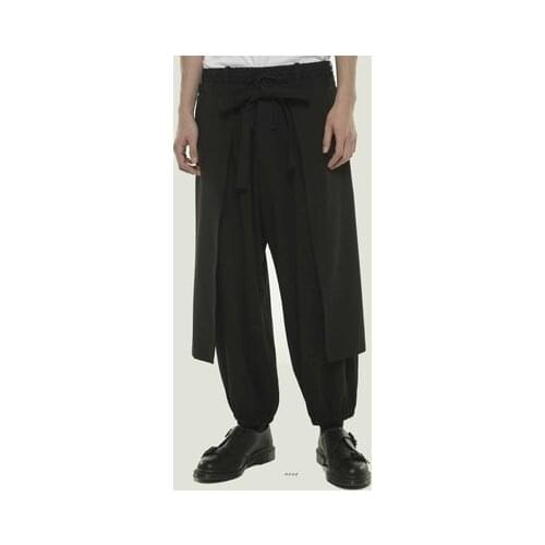 New Winter style Yamamoto Dark Department of mens nine-point trousers loose culottes and casual trousers