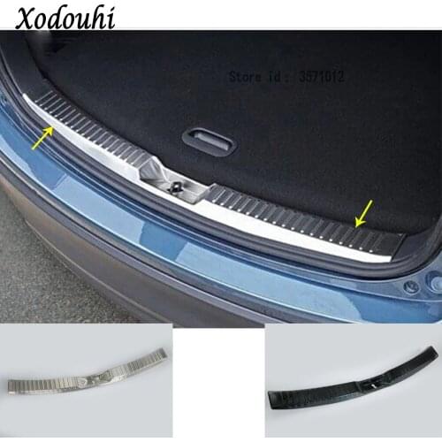 Car Stainless Steel Inner Rear Bumper Trim Plate Lamp Frame Trunk Pedal Threshold For Mazda CX-5 CX5 2nd Gen 2017 2018 2019 2020