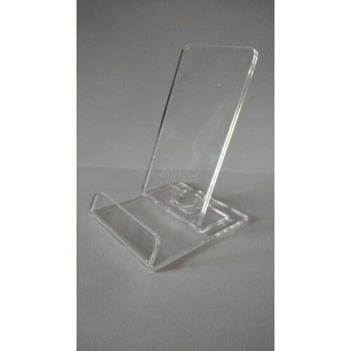 50pcs Clear Acrylic Mobile cell phone display holder stand rack New style