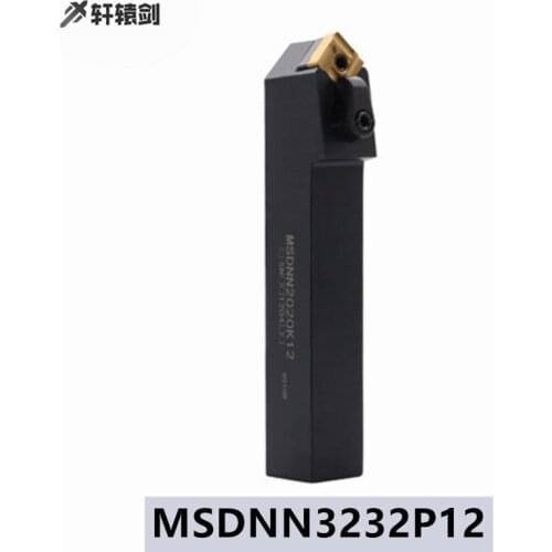 1PC MSDNN 3232P12 External Turning Tool Holder For SNMG Cemented Carbide MSDNN Lathe Cutting